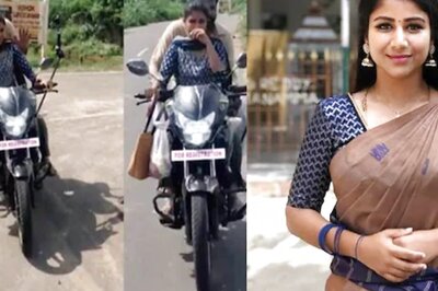 Raja Rani 2 Lead Actors Alya Manasa, Sidhu Sid Take Motorcycle Ride While Shooting