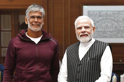 Milind Soman Meets PM Narendra Modi After Unity Run, Thanks Him For Promoting Yoga