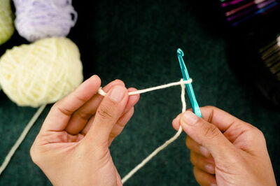 How to Crochet a V Stitch