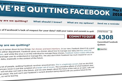 Thousands sign in to say quits to Facebook