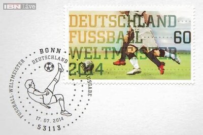 Confident Germany had printed World Cup stamps before final