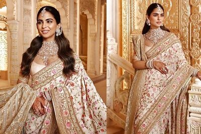 Isha Ambani’s Look For Brother Anant Ambani’s Wedding Radiates Timeless Grace