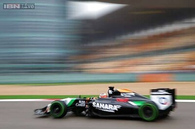 Force India's Nico Hulkenberg to start 8th at Chinese GP