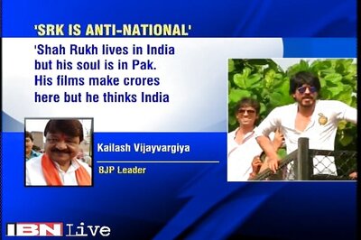 BJP's Kailash Vijayvargiya comes under sharp criticism for saying 'Shah Rukh lives in India, but his soul is in Pakistan'