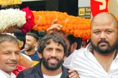 Bajrang Punia Given Hero's Welcome Following World Championships Bronze