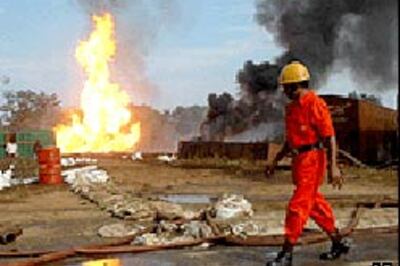Three oil wells set afire in Assam