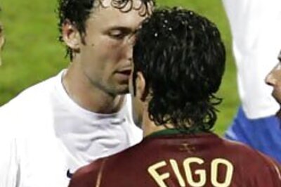 Figo escapes head-butt, will play Eng