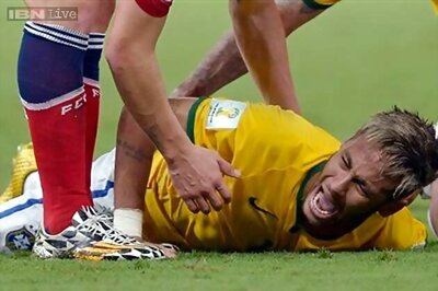 World Cup 2014: Injured Neymar says World Cup 'dream' stolen