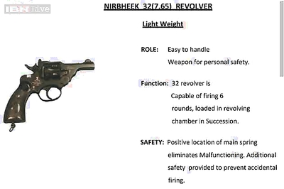 Built as a tribute to Delhi gangrape braveheart, Nirbheek revolver gives confidence to women