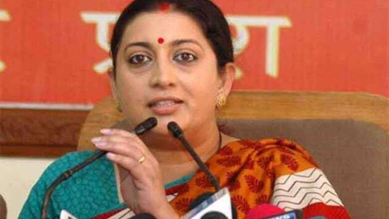HRD planning 'Think in India' drive to up innovation, says Smriti Irani