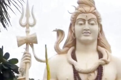 In MP’s Kachnar City, This 76-foot-tall Lord Shiva Idol A Major Attraction