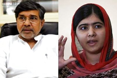 UN chief hails 'greatest champions' of kids Kailash Satyarthi, Malala Yousafzai